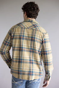 O’Neill Youth Glacier Super Fleece Plaid Shacket for Men in Twill