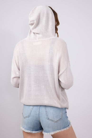 Ocean Drive Michigan Hoodie Sweater for Women in Sand