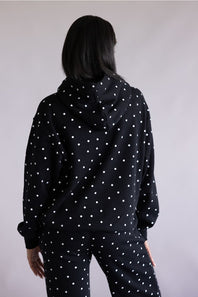 Reflex Jeans Polka Dot Print Hoodie