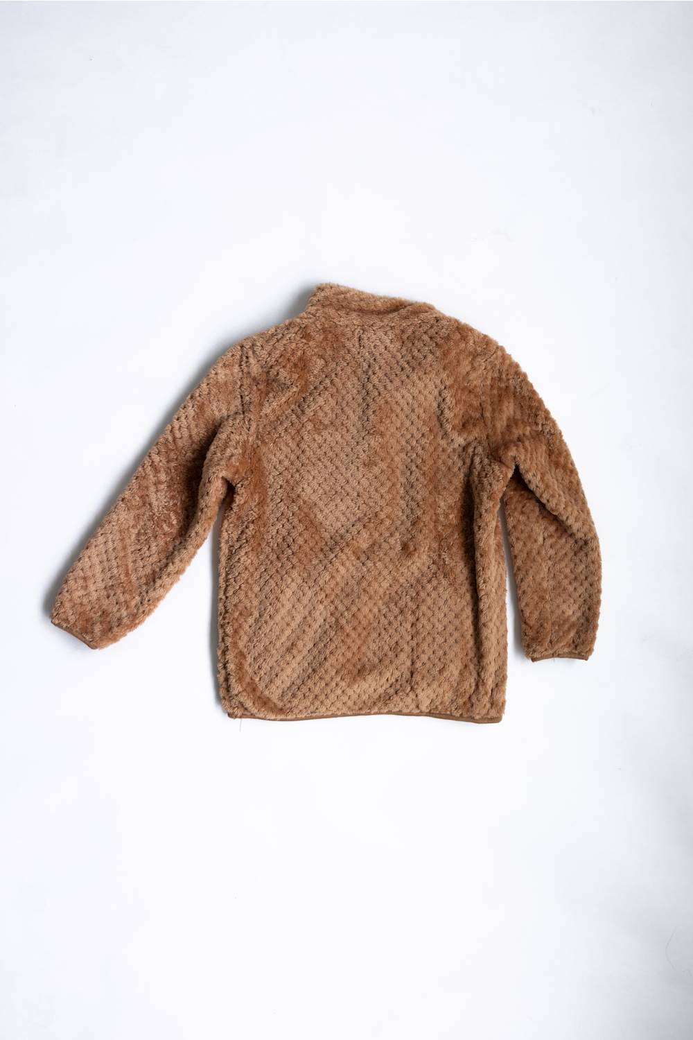 Simply Southern Fur snap collar pullover for girls 