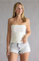 USA Double Layer Tube Top for Women in White