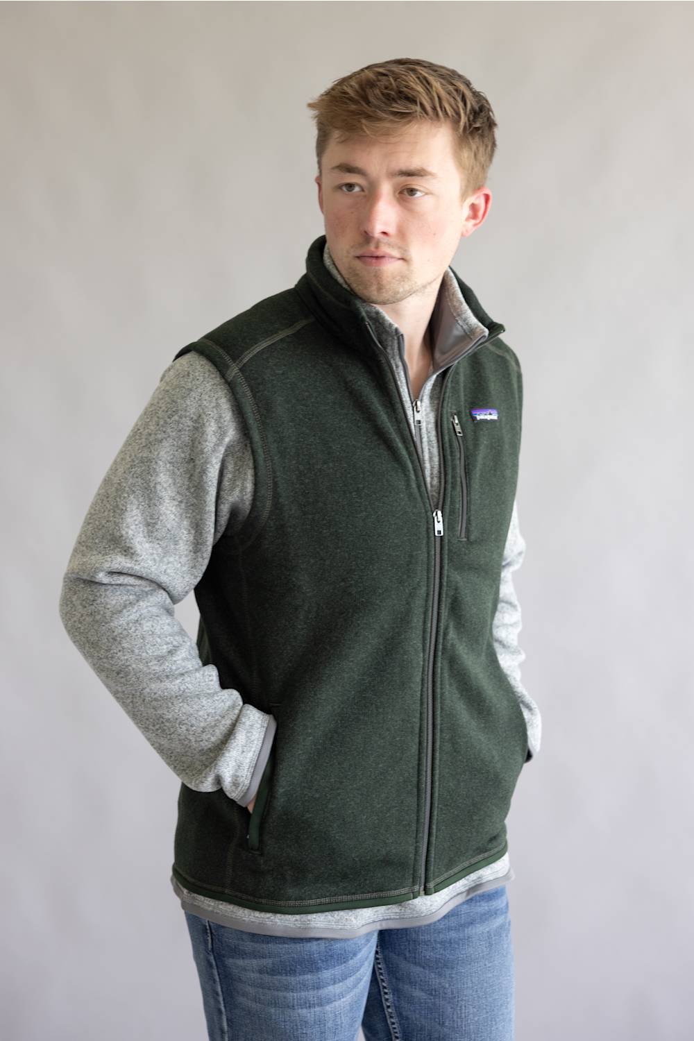 Patagonia Men’s Better Sweater Fleece Vest in Green