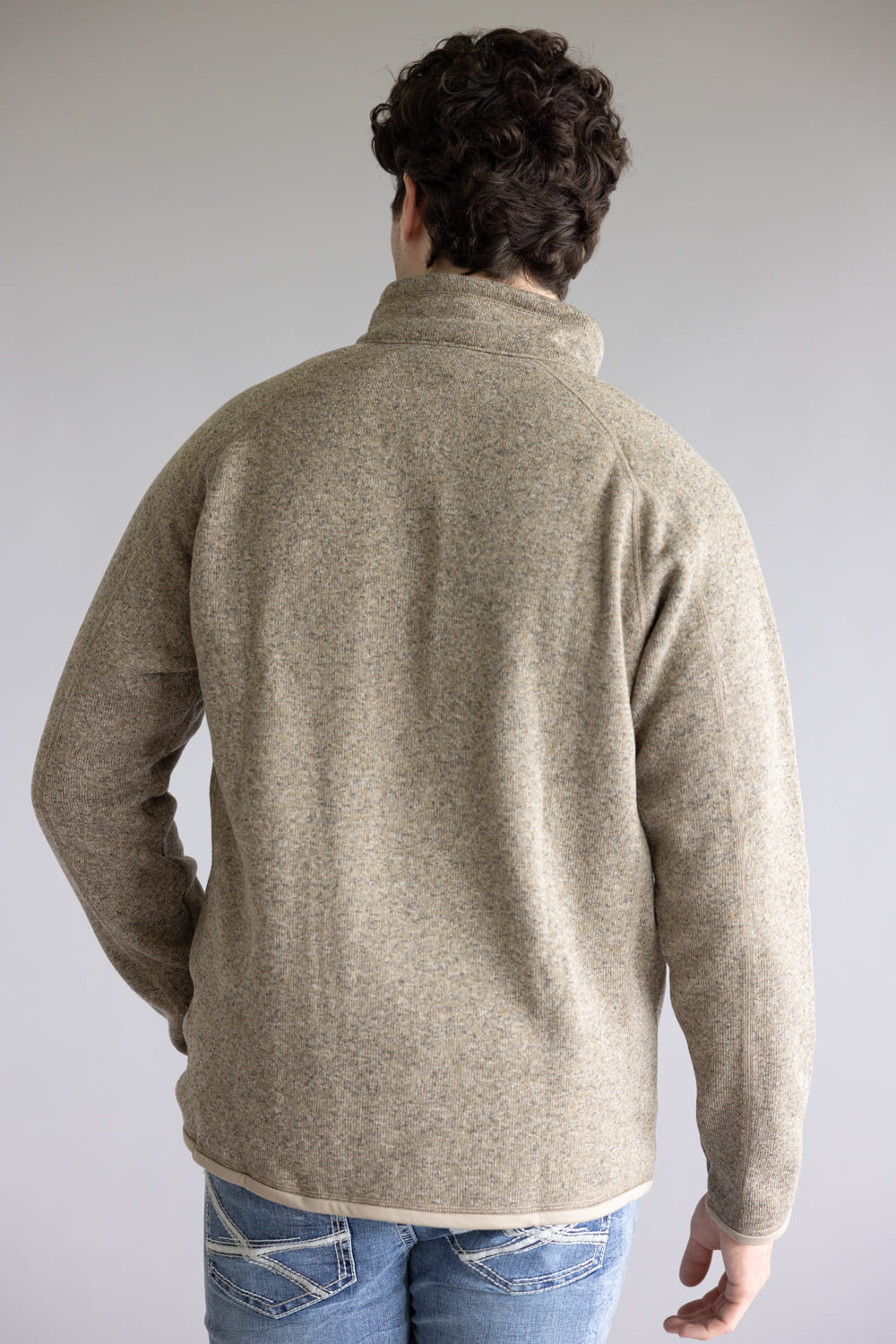 Patagonia Men's Better Sweater Quarter Zip in Seabird Grey | 25523