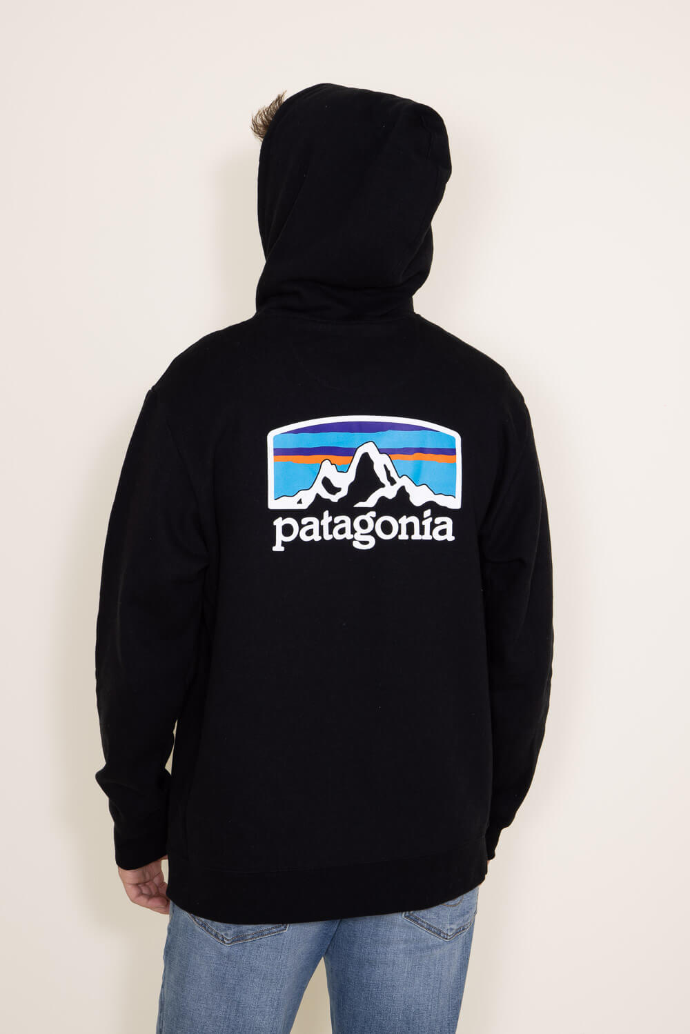 Patagonia Men s Fitz Roy Horizon Uprisal Hoodie in Black 39619