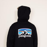 Patagonia Men’s Fitz Roy Horizon Uprisal Hoodie in Black