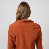 Patagonia Women's Micro D ¼ Zip Fleece in Burnished Red