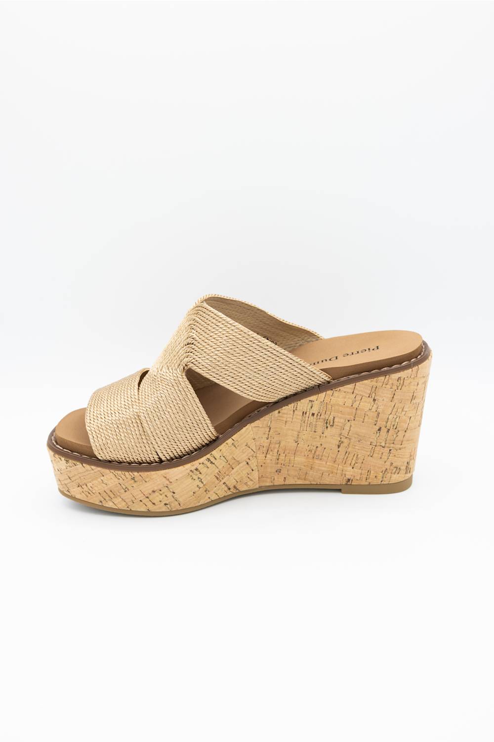 Pierre Dumas Flynn Wedges for Women in Rose Gold