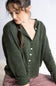 Things Between Piper Cardigan for Women in Hunter Green
