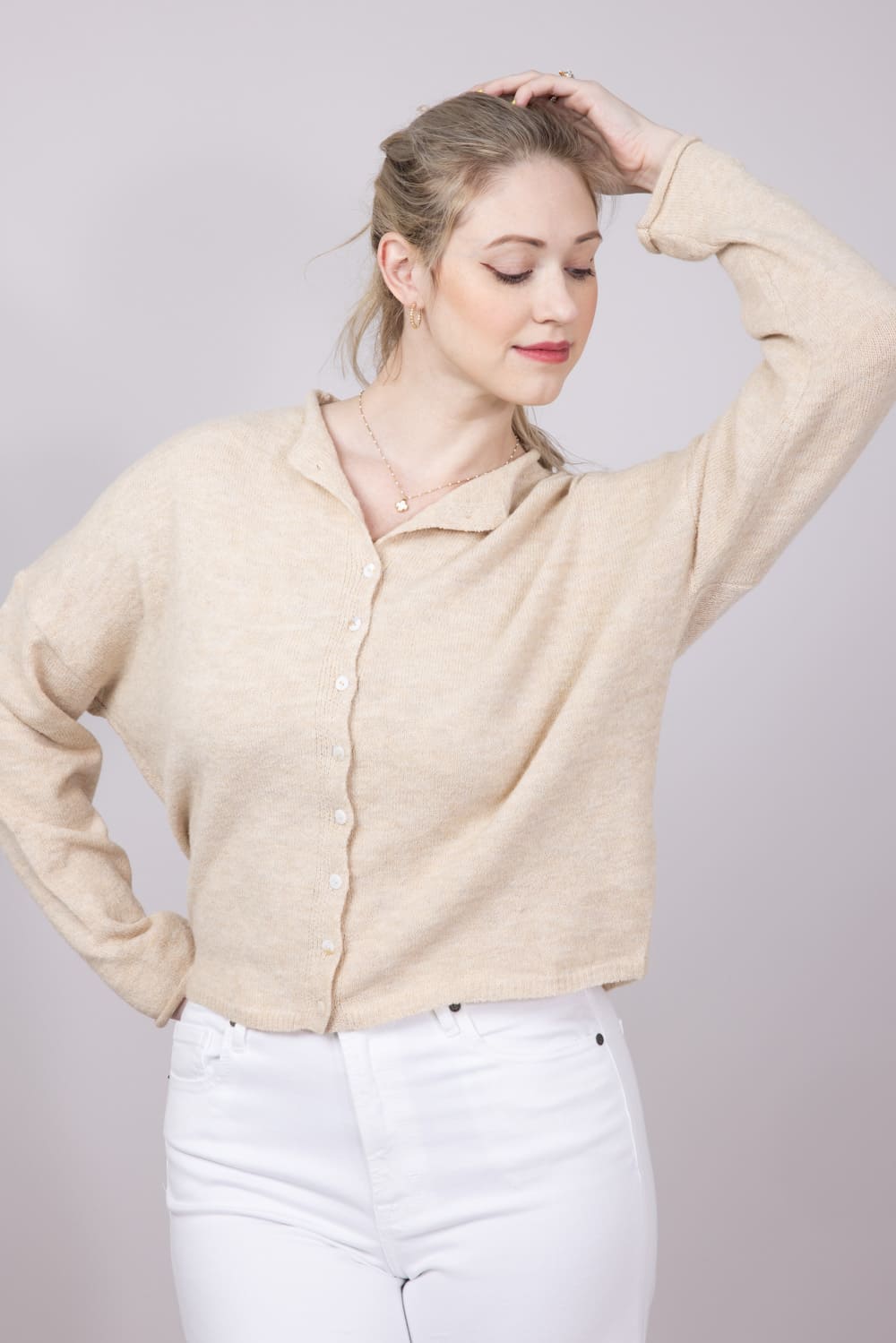 Things Between Piper Cardigan for Women in Natural