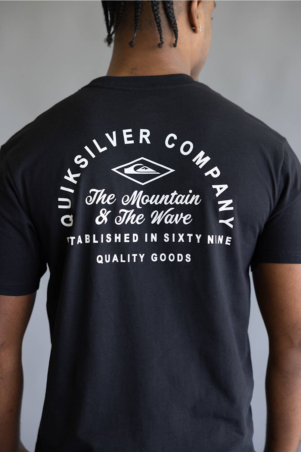Quicksilver Garage Days T-Shirt for Men in Black | QS000828Y-BLK