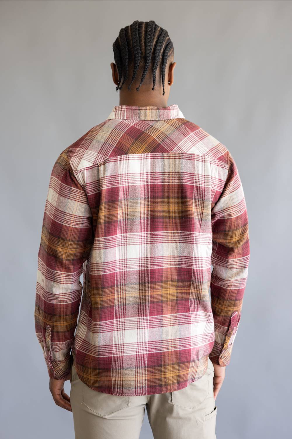 Quiksilver Avalon Flannel Shirt for Men in Oxblood Red