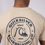Quiksilver Bubbles T-Shirt for Men in Heather Beige