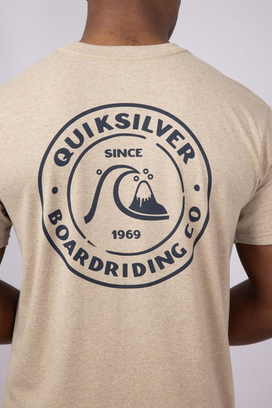 Quiksilver Bubbles T-Shirt for Men in Heather Beige