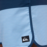 Quiksilver Surfsilk Tijuana Striped Volley 7” Shorts for Men in Navy