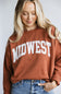 1897 Active Midwest Sweatshirt for Women in Rust