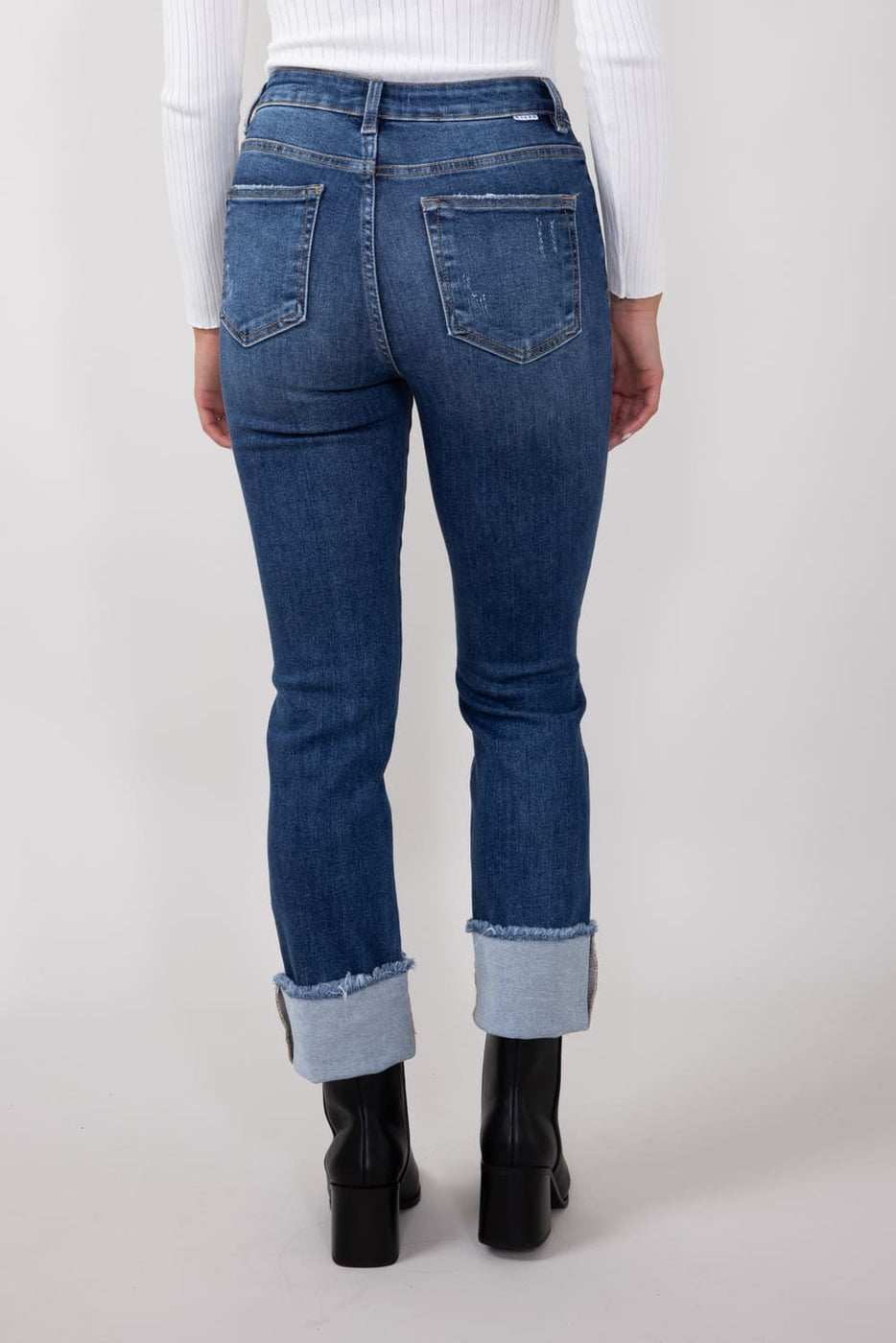【PORTERNA】core crop slim jeans Lennon High Rise Boot Jean - Zuma – Pistola Denim