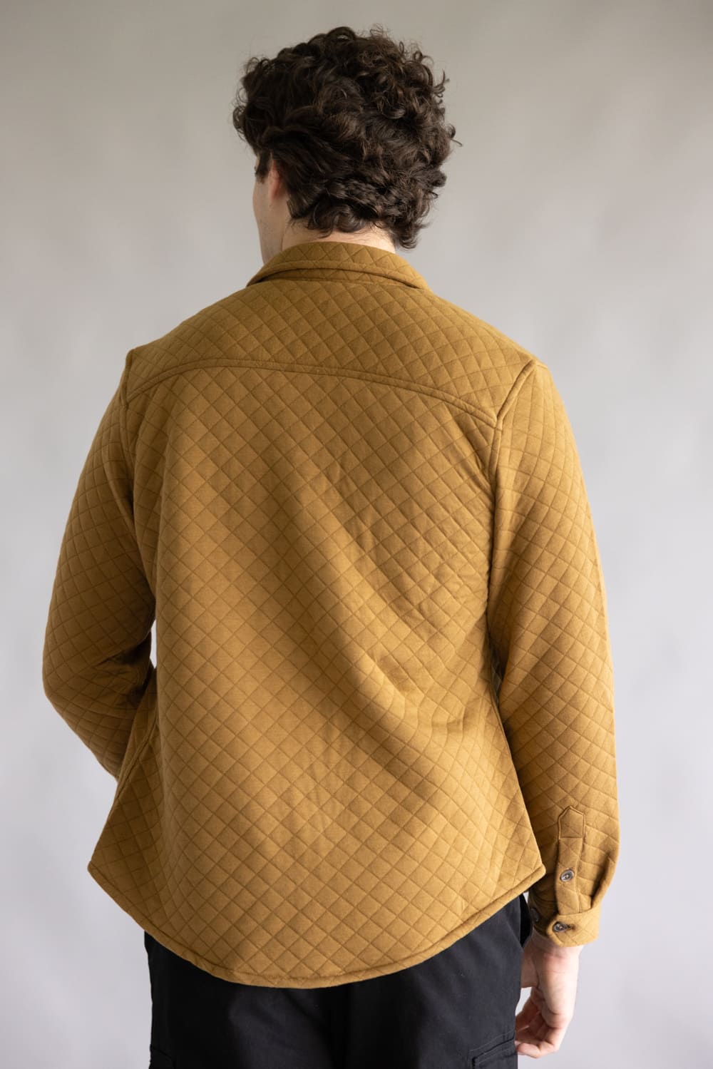 1897 Original Quilted Shirt Jacket for Men in Earth