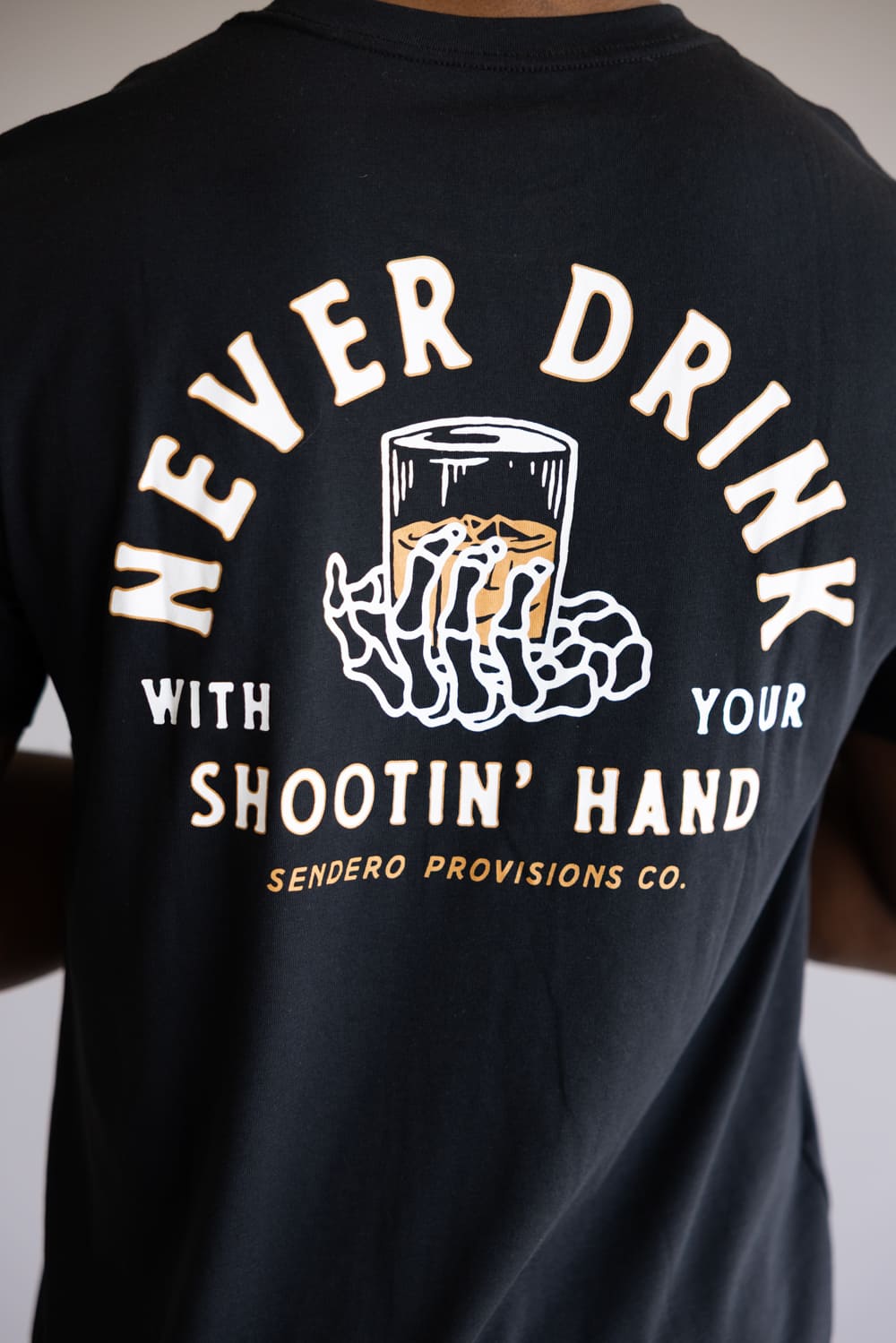 Sendero Provisions Co Shootin Hand T-Shirt for Men in Black