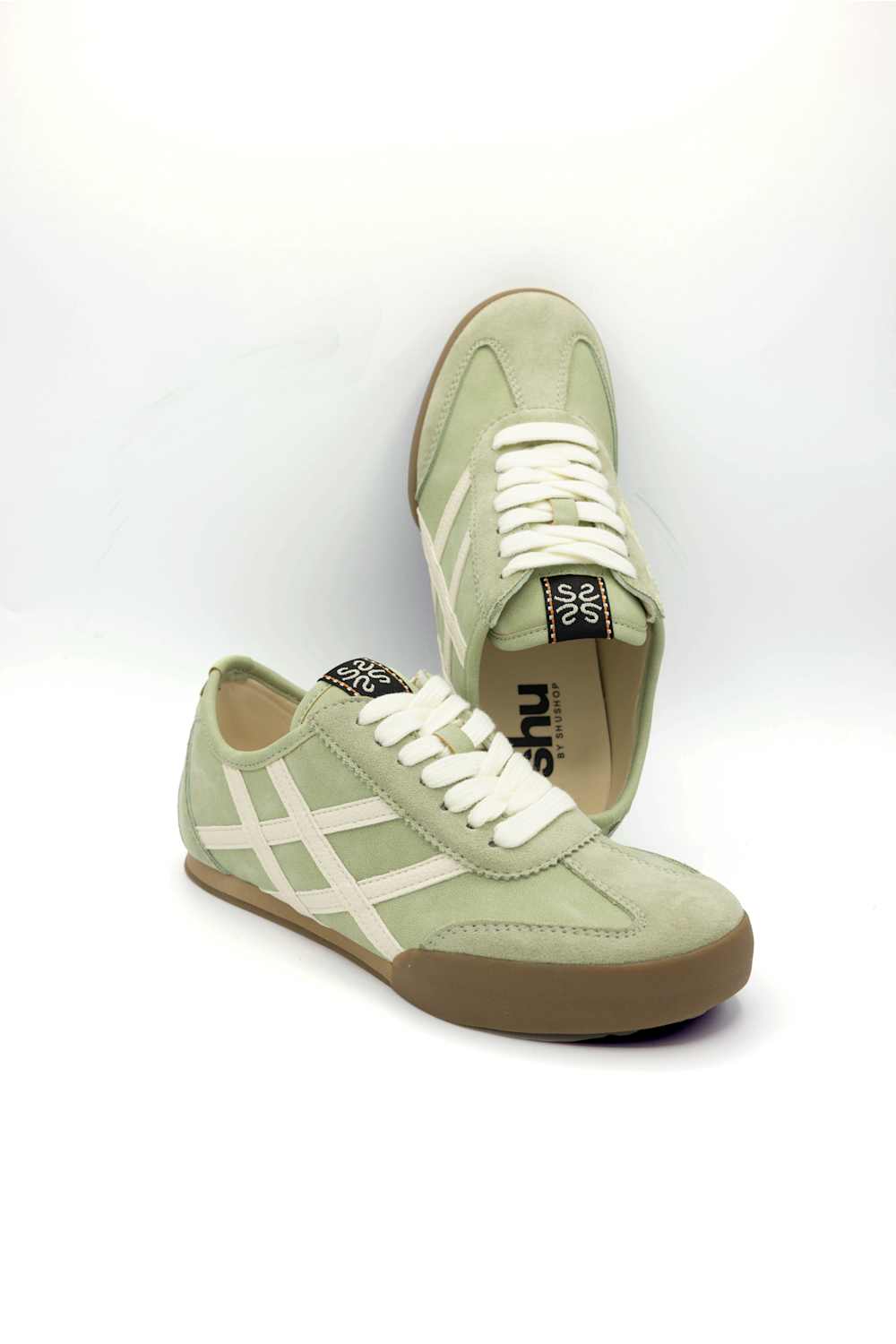 Shu Shop Polly Sneakers for Women in Green | POLLY-GREEN