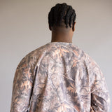 Simply Southern Camo Fleece Crewneck for Men in Brown