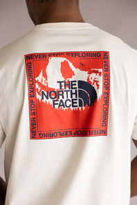 The North Face Stay Exploring Tee for Men in White Dune