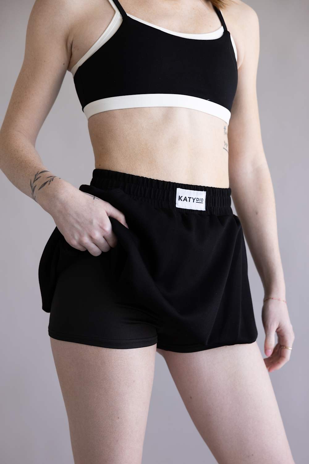 Scuba Bubble Skirt for Women in Black | KDC-SKT-250-BLK