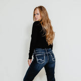 Silver Jeans Boyfriend Mid-Rise Slim Leg Jeans for Women