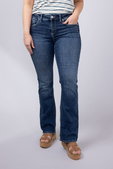 Silver Jeans Suki Slim Bootcut Mid Rise Jeans for Women