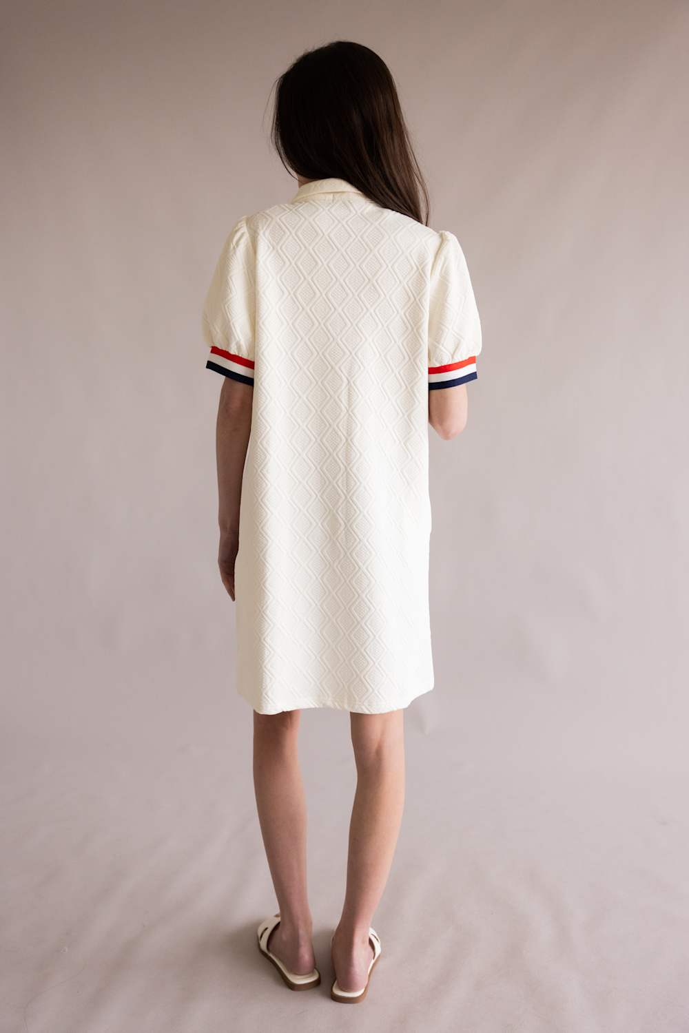 Simply Southern American Girl Zip Dress for Women in White