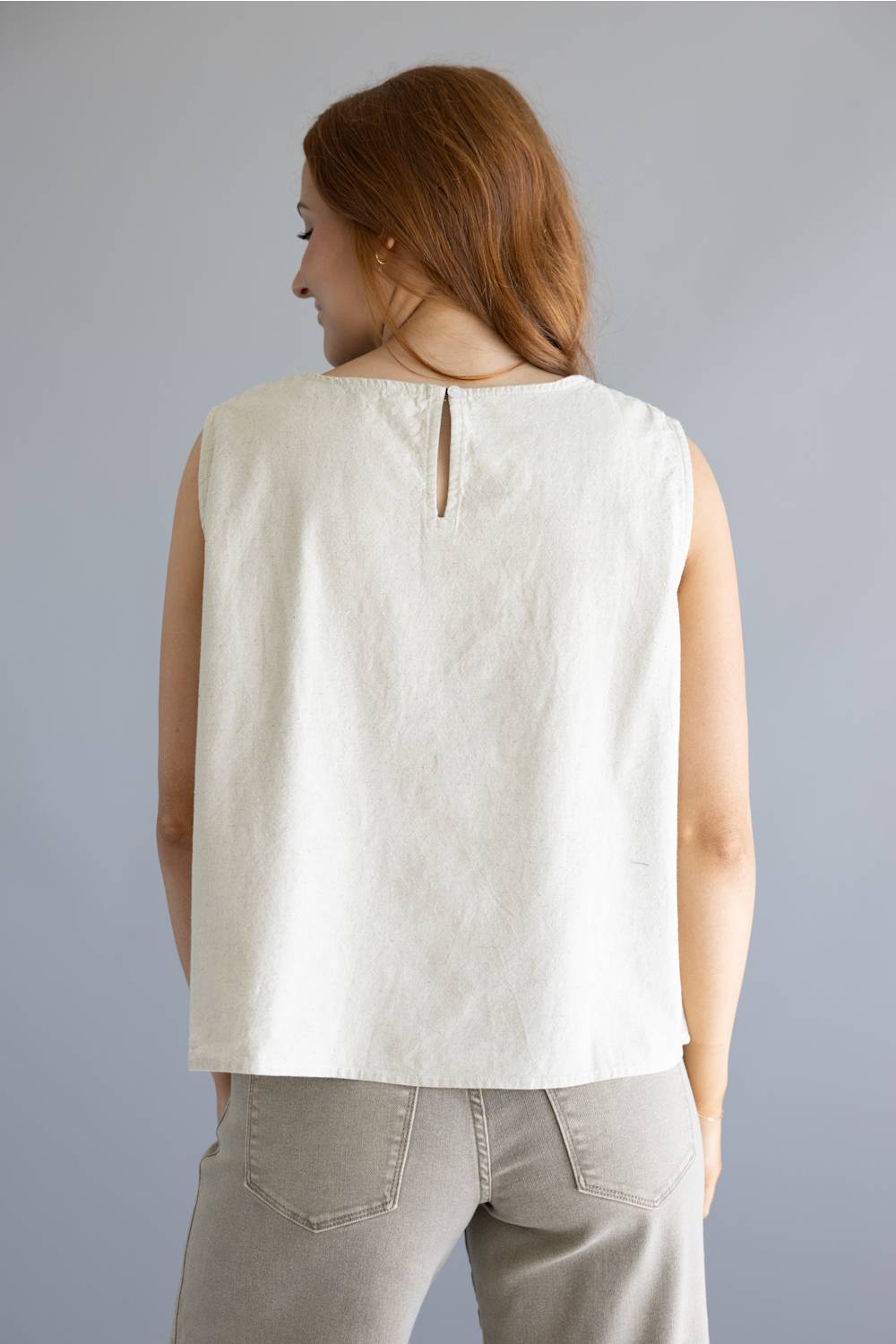 Simply Southern Embroidered Top for Women in Linen