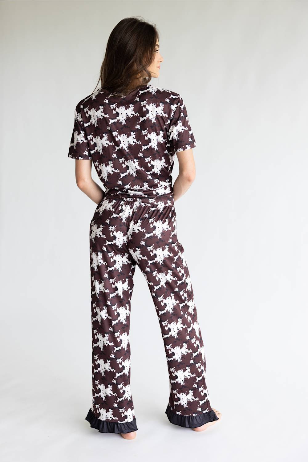 Simply Southern Everyday Lily Pajama Set for Women in Cow Print