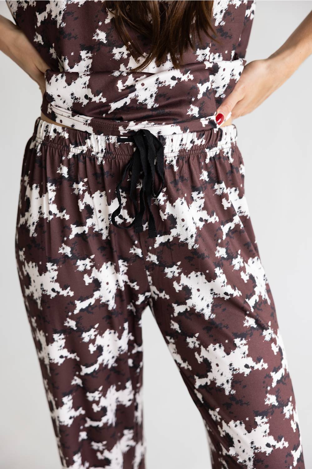 Simply Southern Everyday Simply Soft Pajama Pants for Women in Cow Print