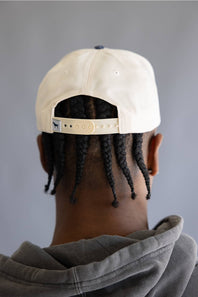 Simply Southern Fishing Snapback Hat for Men in Ivory