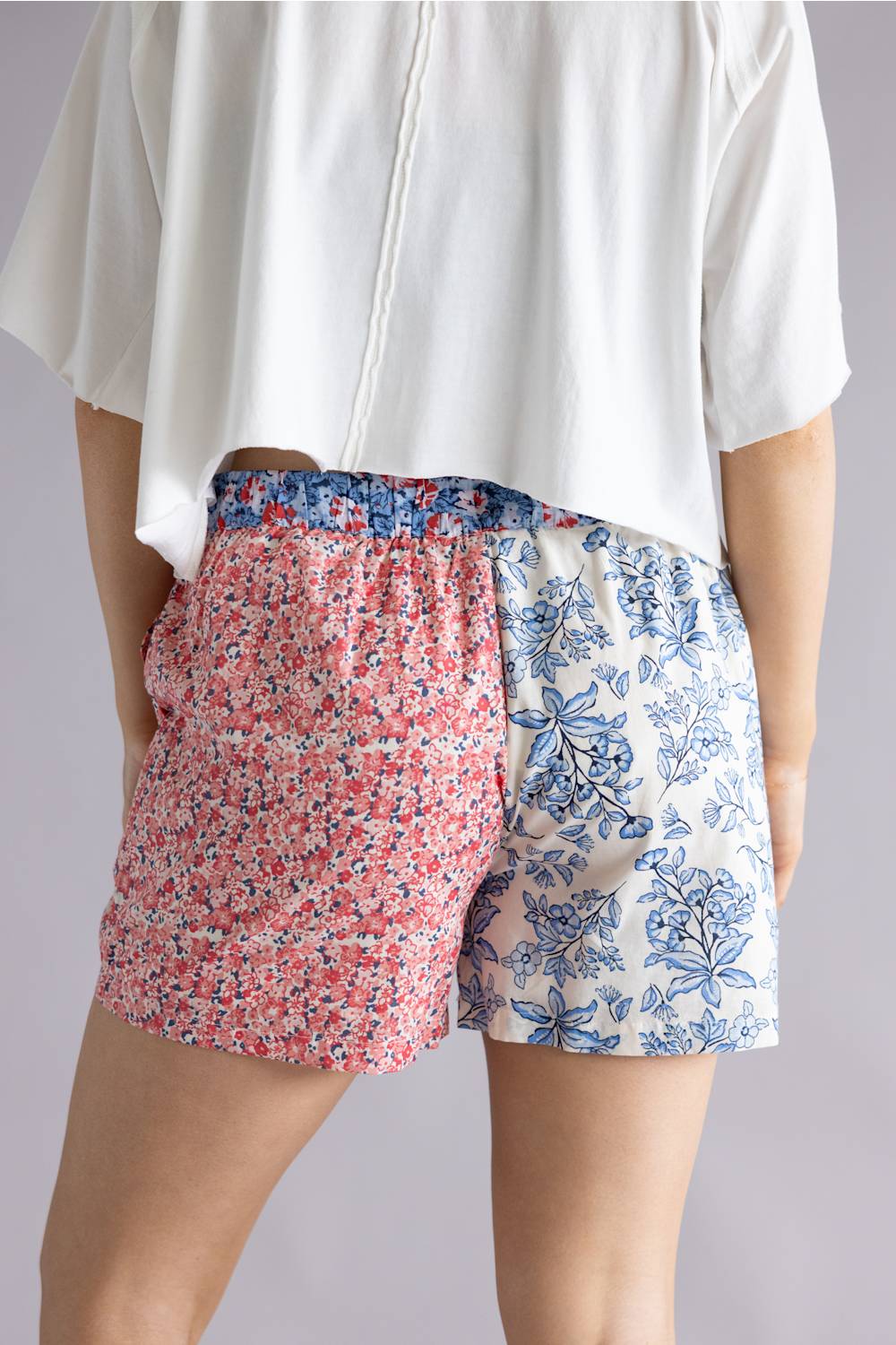 Simply Southern Floral Americana Shorts for Women in Multi
