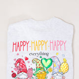 Simply Southern Happy Everything T-Shirt for Women in Ash Gray