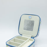 Simply Southern Jewelry Box Case in Blue Ribbon