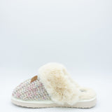 Simply Southern Open Slippers for Women in Light Grey