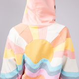 Womens Simply Southern Patched Sun Hoodie for Women in Multi