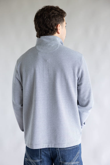Simply Southern ¼ Zip Neck for Men in Grey | 0225-MN-QTRZIP-GRAY