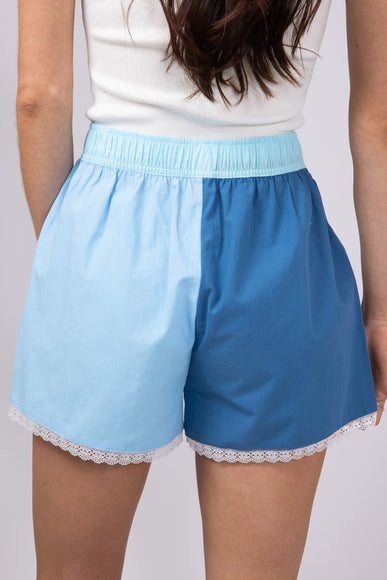 Womens Simply Southern Serena Boxer Shorts for Women in Blue