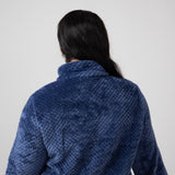 Simply Southern Women's Sherpa Simply Soft Pullover for Women in Navy