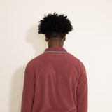 Simply Southern Men's Snap Fleece Pullover for Men in Red