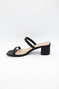 Soda Verlin Block Heels for Women in Black