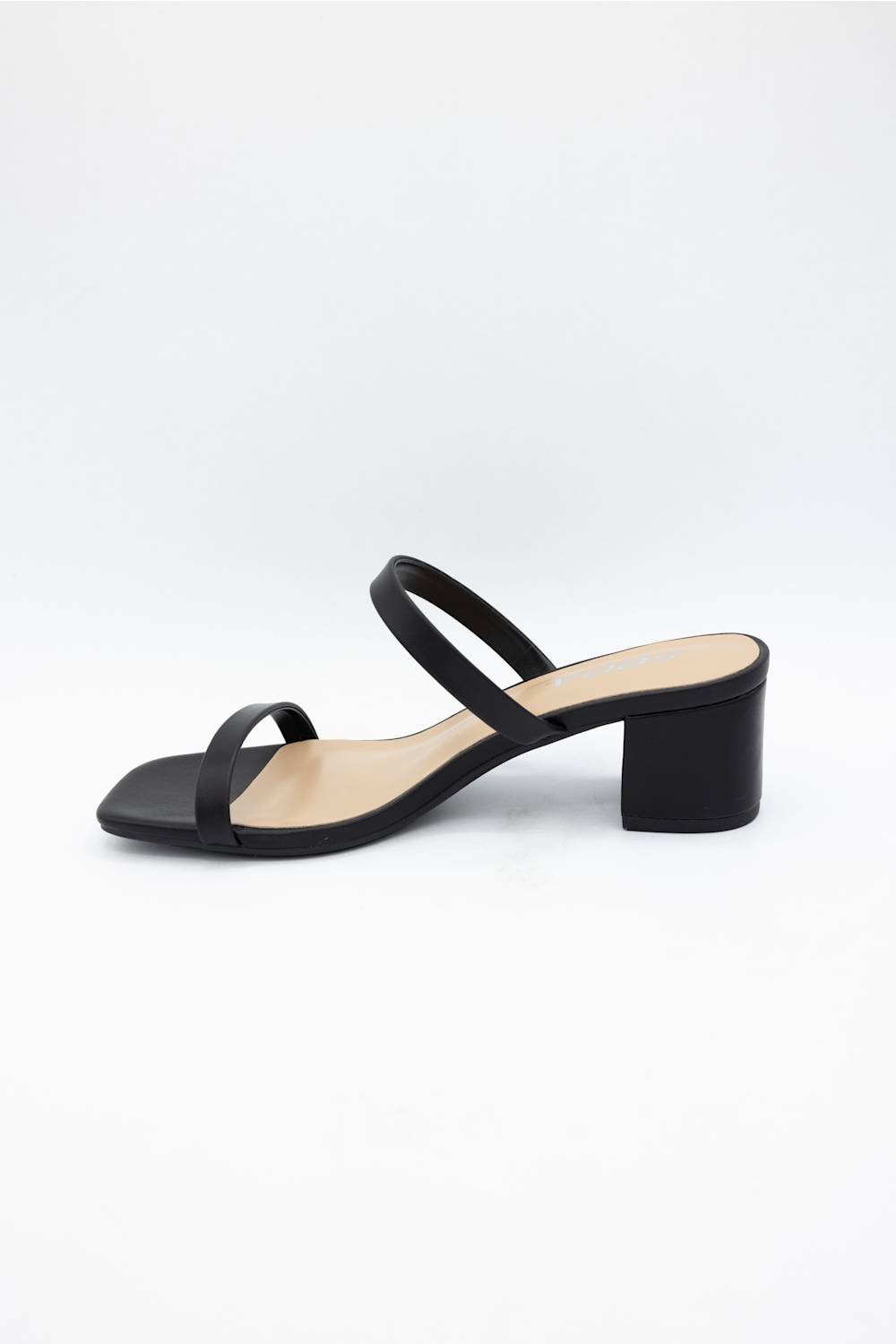 Soda Verlin Block Heels for Women in Black