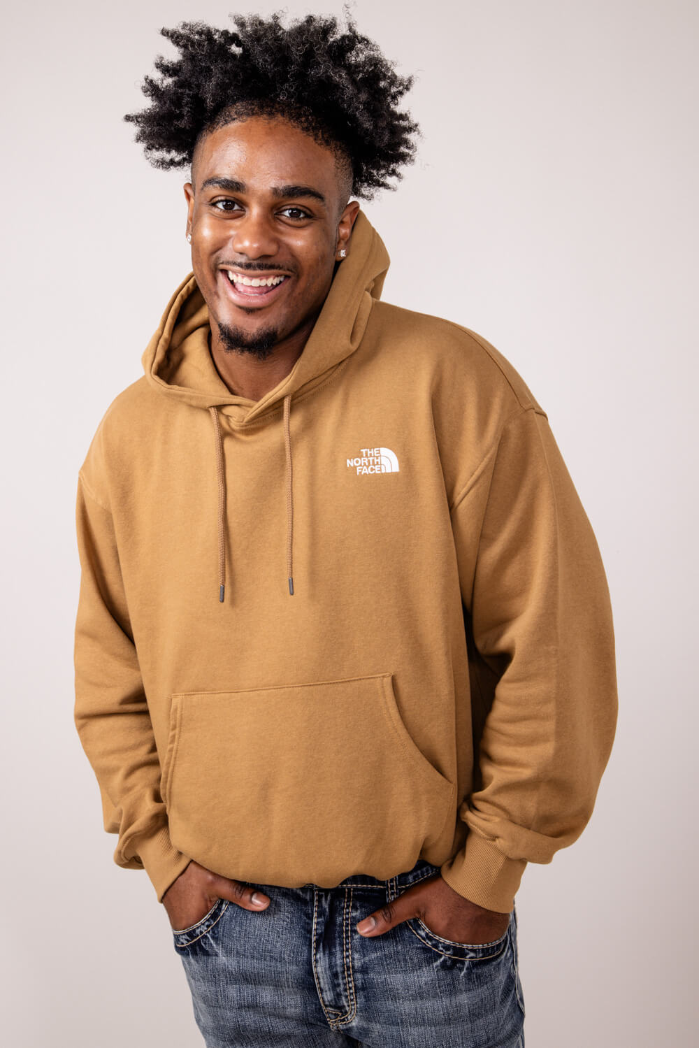Mens Sweatshirts North Face Hoodie Tan The North Face Outdoor