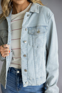 Thread & Supply Tyler Jacket for Women in Light Wash 