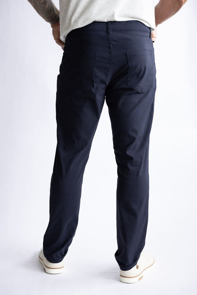 Copper & Oak Faille 5 Pocket Pants for Men in Deep Navy