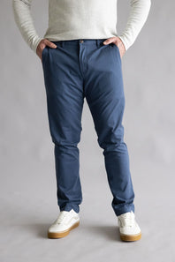 Weatherproof Vintage Leader Chino Pants for Men in Maritime Blue