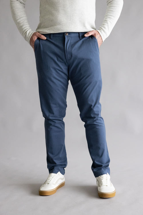 Weatherproof Vintage Leader Chino Pants for Men in Maritime Blue