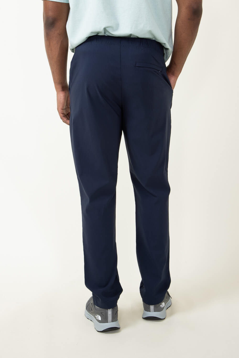 Copper & Oak Elastic File Tech Jogger Pants for Men in Blue